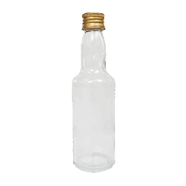 Botella de aluminio de 60 ml con tapón de aluminio R-18 Gold
