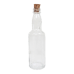 Garrafinha de Vidro 60ml com Tampa R-18 Rolha