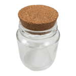 Tarro de cristal para tartas de 200 ml con tapa R-63