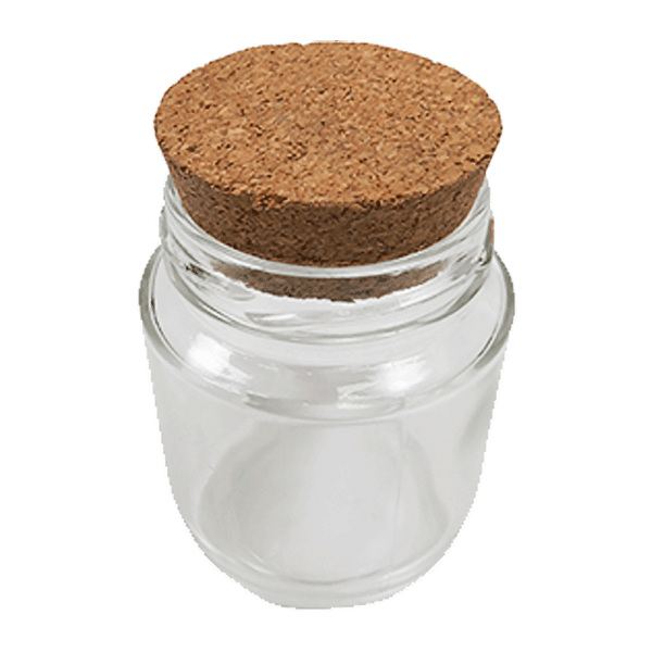 Tarro de cristal para tartas de 200 ml con tapa R-63