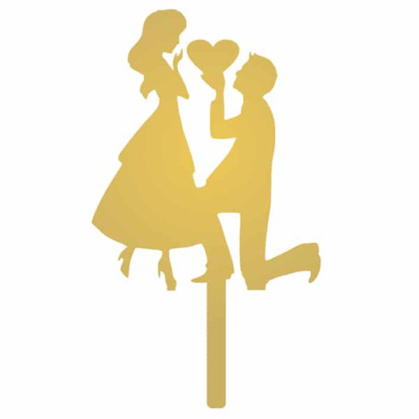 Bride and Groom Cake Topper