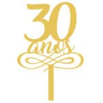 30th Anniversary Cake Topper