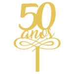 50 Años Cake Topper