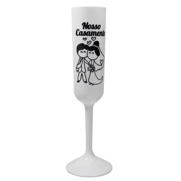 Copa Espumosa 150ml Nosso Casamento