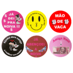 AD003 - Adhesivo Redondo - Mujer Boda (Surtido)