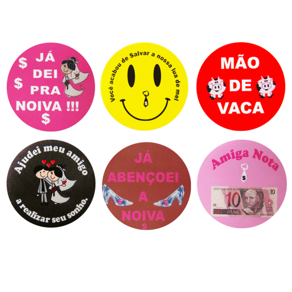AD003 - Adhesivo Redondo - Mujer Boda (Surtido)