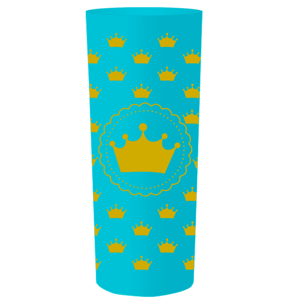 Copa Long Drink 350ml Baby Blue Crown