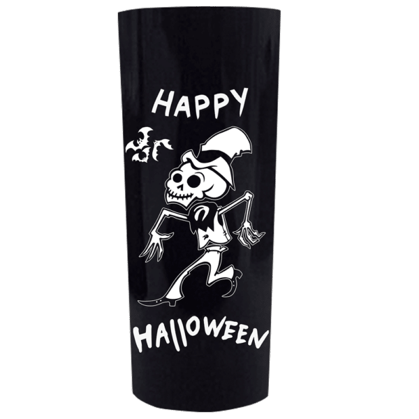 Vaso Long Drink 350ml Negro Halloween 2