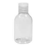 Frasco cilíndrico de 30 ml con tapa abatible