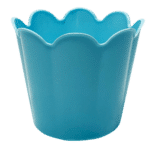 Cachepô Flor Mini Azul Bebê