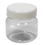 Potinho Plástico 40ml com Tampa Branca