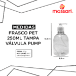 Medidas---Frasco-Pet-250ml-Tampa-Válvula-Pump