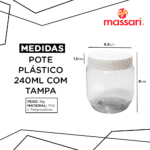 Medidas---Pote-Plastico-240ml-com-Tampa-Branca