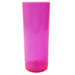 Copo Long Drink 350ml Pink Gliter