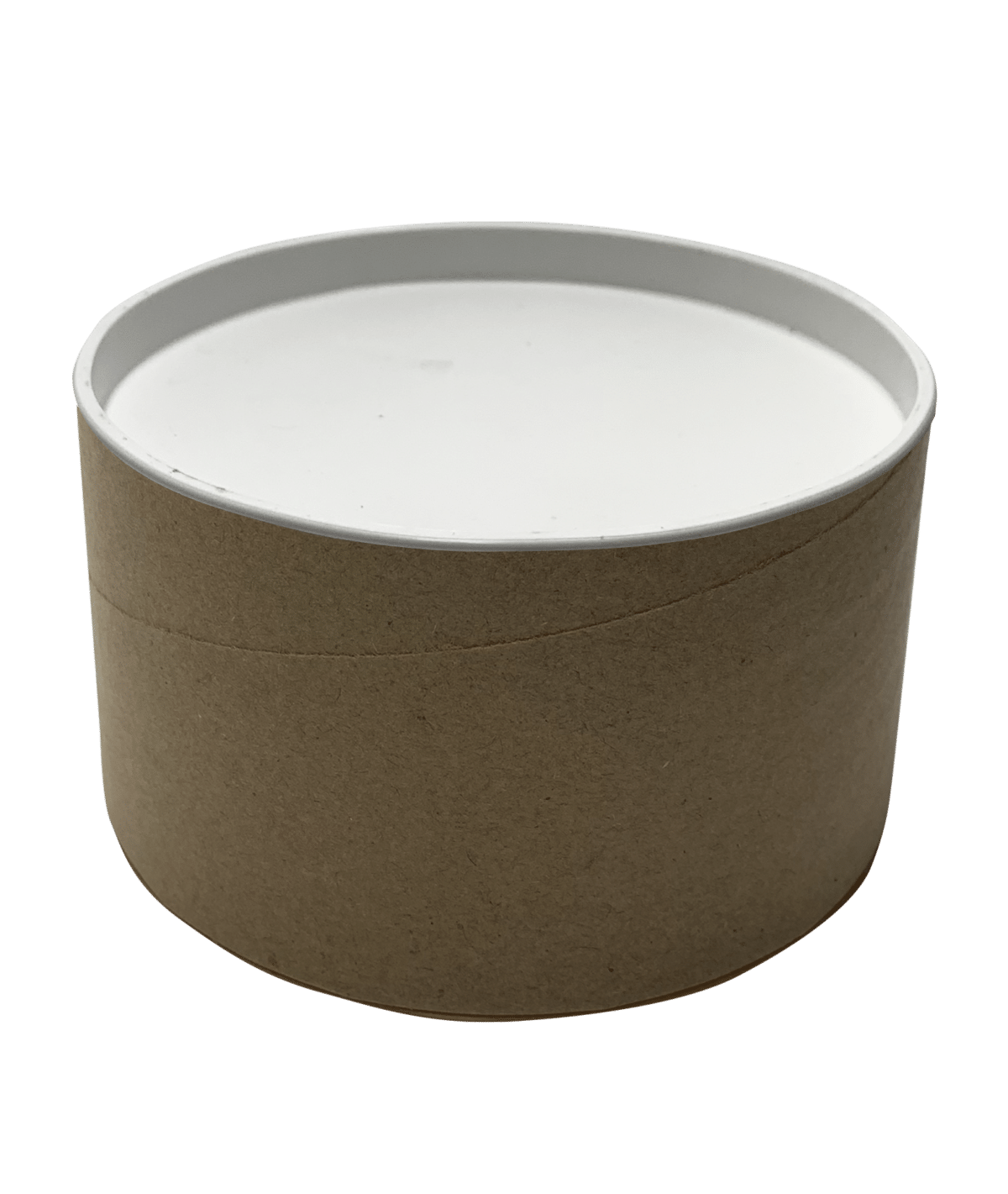 Tubo Lata Plástico 13x7cm - Branco