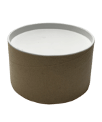 Tubo Lata Plástico 13x7cm - Branco