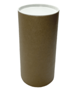 Tubo Lata Plástico 8x18cm - Branco