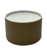 Tubo Lata Plástico 8x5cm - Branco