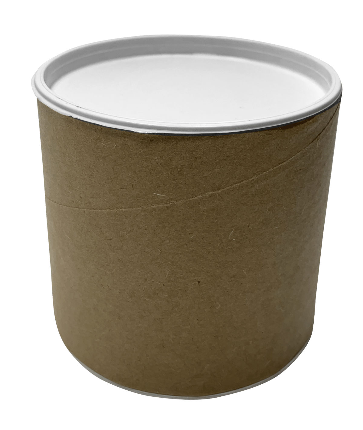 Tubo Lata Plástico 8x8cm - Branco