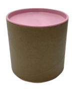 Tubo Lata Plástico 8x8cm - Rosa