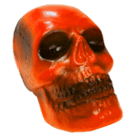 DECORAÇÃO DE HALLOWEEN - CRÂNIO - Imagem 3