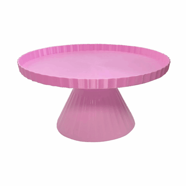 Boleira Grande Pequena 18 x 9cm Rosa Bebê