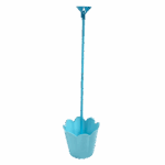 Cachepô Flor Mini com Suporte para Vareta Balão - Azul