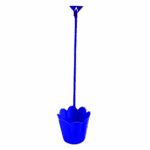 Cachepô Flor Mini com Suporte para Vareta Balão - Azul Royal