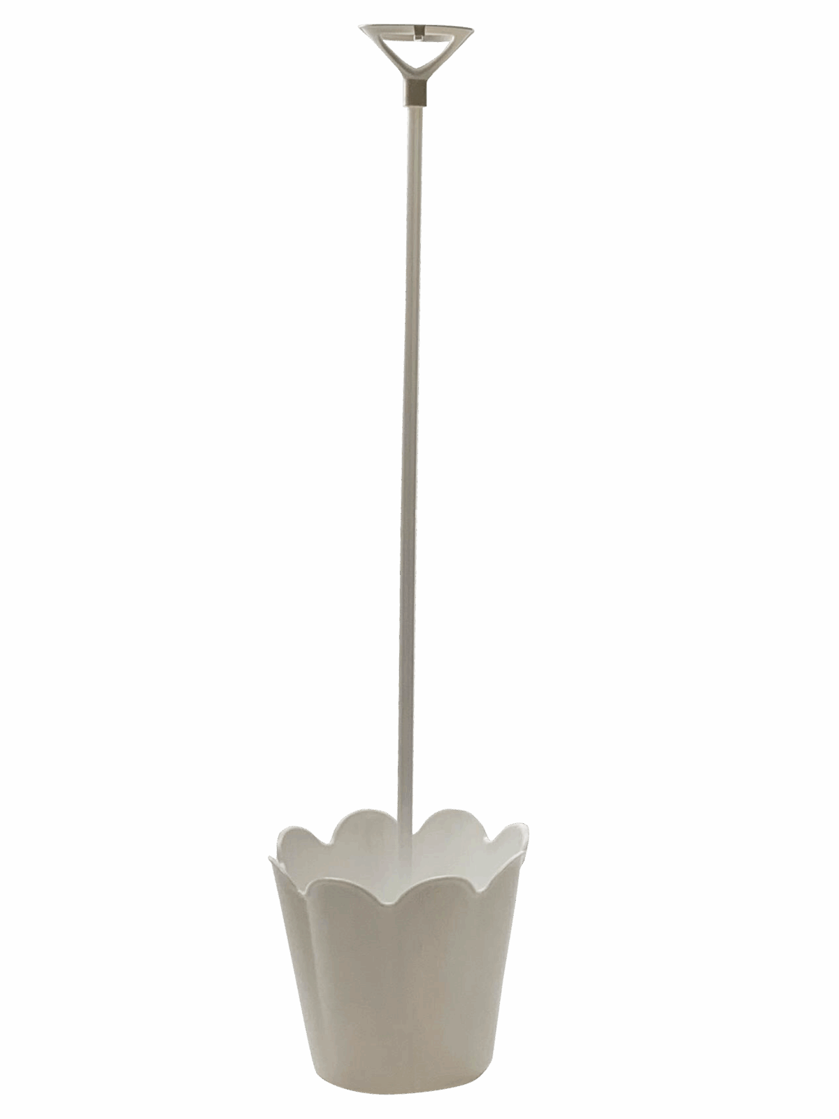 Cachepô Flor Mini com Suporte para Vareta Balão - Branco
