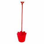 Cachepô Flor Mini com Suporte para Vareta Balão - Vermelho