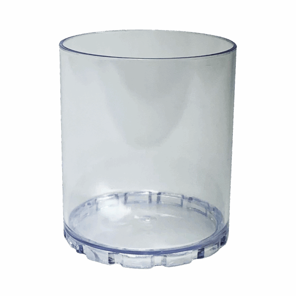 Copo Acrílico Whisky 300ml Cristal 2