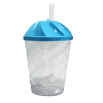Copo Chantily - Cristal Tampa Azul Bebê