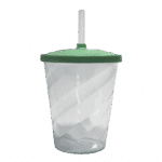 Copo Twister 300ml Cristal com Tampa Menta Candy