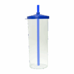 Copo Long Drink 300ml com Tampa e Canudo - Imagen 9