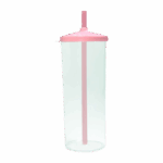 Copo Long Drink 300ml com Tampa e Canudo - Imagen 4